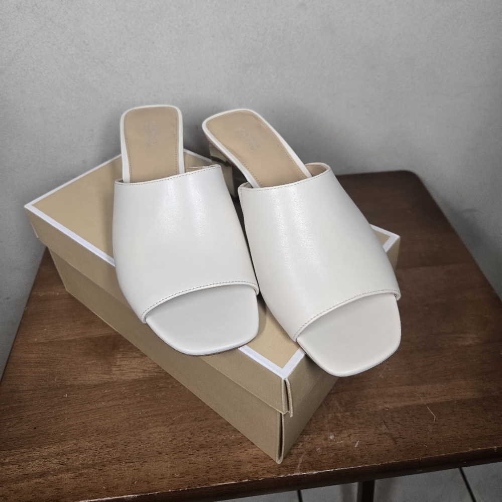 Michael Kors White Women's Block Heel